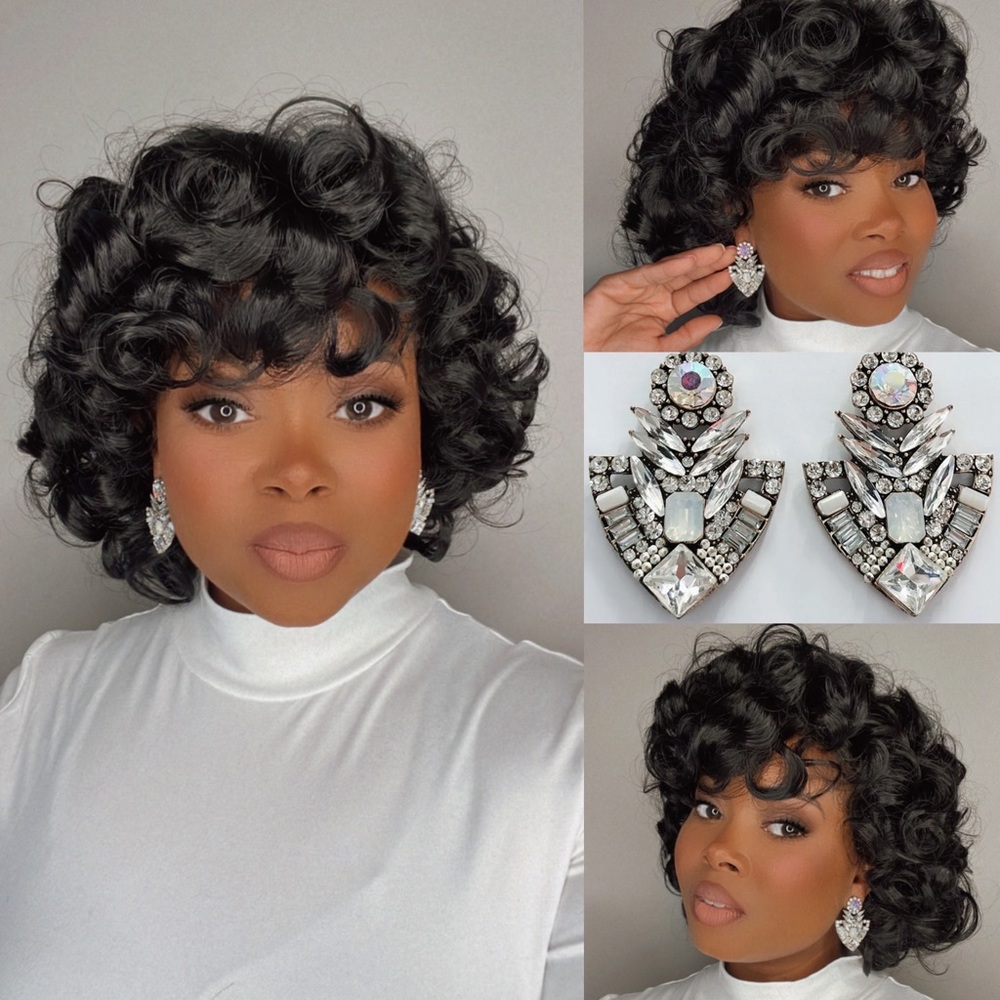 “Cinderella” Classic Glam Earrings - Picture 6 of 7